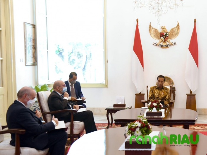 Bertemu Menlu Prancis, Presiden Jokowi dorong percepatan Indonesia EU CEPA
